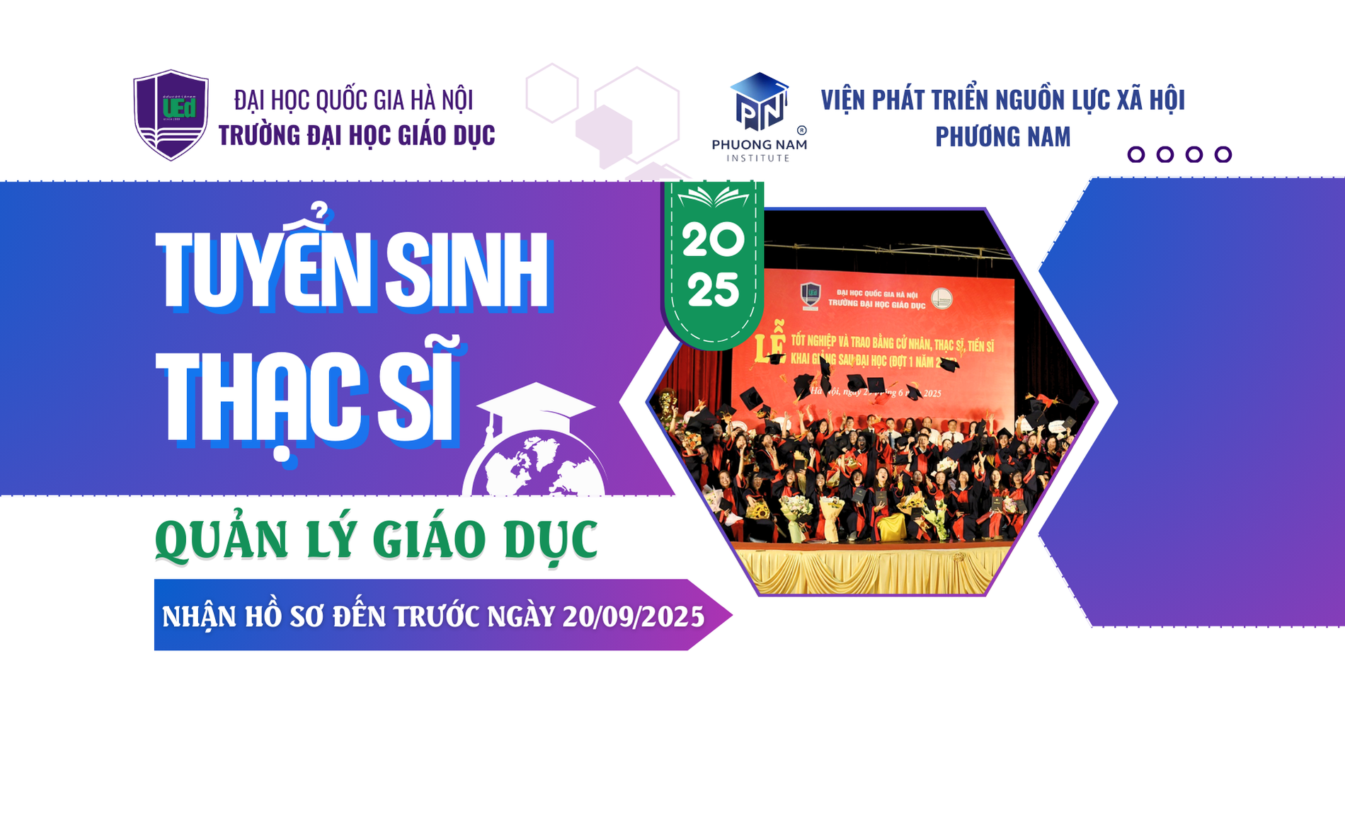 TUYỂN SINH CHƯƠNG TRÌNH THẠC SĨ QUẢN LÝ GIÁO DỤC ĐỢT 2 NĂM 2025